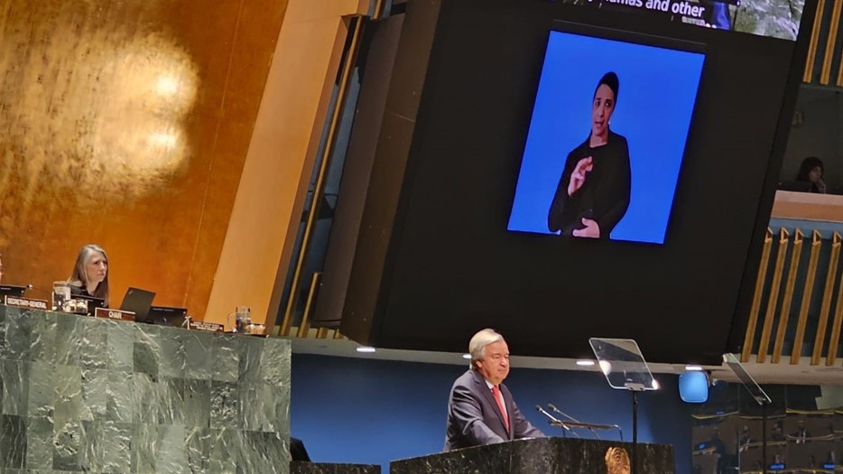 FN:s generalsekreterare António Guterres .