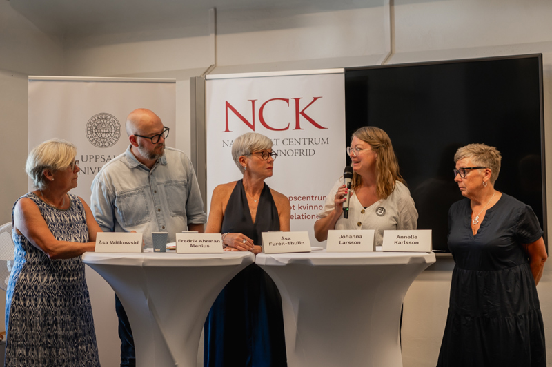 Foto från panelsamtalet